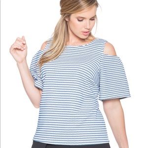 Eloquii cold shoulder top